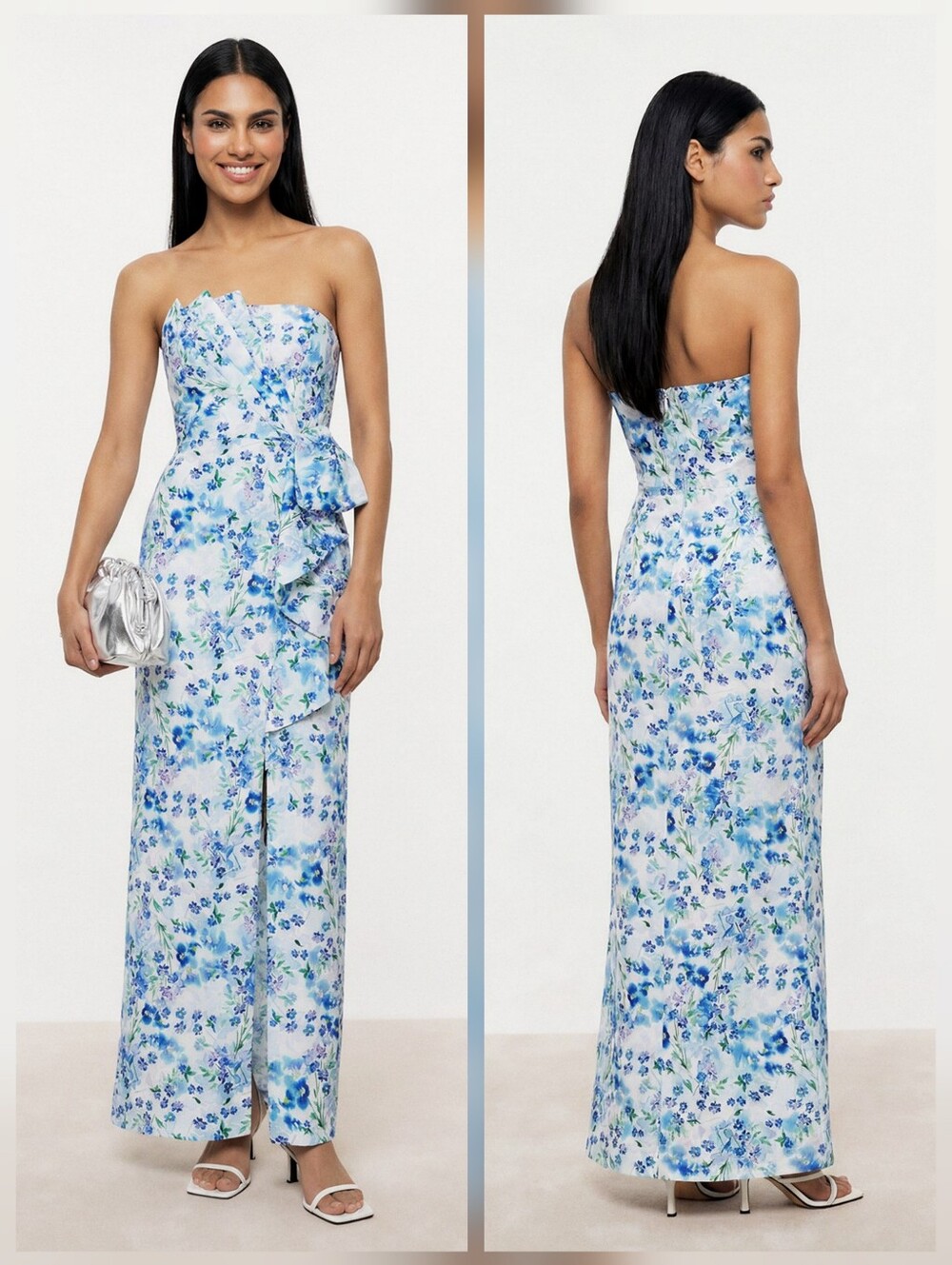 Parker Roberta Dress in Monaco Meadow size 10 NWT - Picture 5 of 12